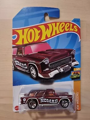 Hot Wheels CLASSIC '55 NOMAD MAROON #243/250. HW WAGONS 5/5. • $5.50