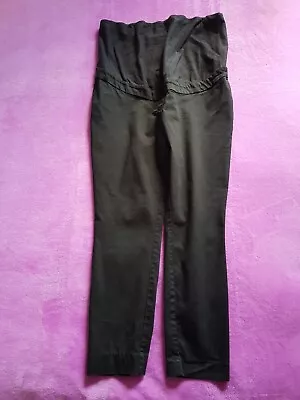 H&M Mama Maternity Size XL Over Bump Elasticated Waist Chinos Trousers L26  • £10