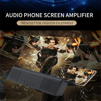 $38.48 • Buy 3D Phone Screen Amplifier Projector Amplifier With Bluetooth Wireless Projector