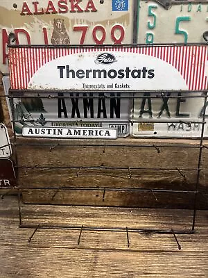 Vtg Gates Thermostats Metal Store Display Rack Sign Advertising Car Truck Parts • $29.99