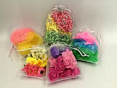 Easter Arts & Crafts Bonnet Decorations Feathers Shred Daisy Roses -Various • £3.89