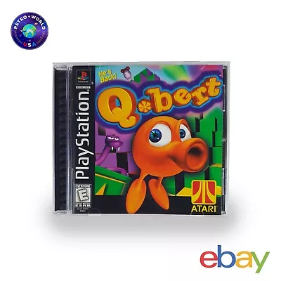 Sony PlayStation 1 (PS1)- Qbert: Factory Restored Newly Sealed Tested Works • $18.92