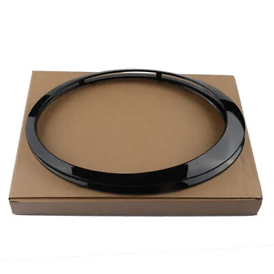 2x Headlight Bezel Trim Ring Cover Black Fits Mini Cooper R55 R56 R57 2007-2015 • $24.99