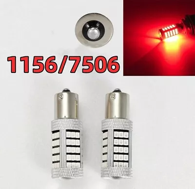 Rear Signal Light 1156 BA15S 180° 7506 P21W 3497 63 SMD LED Red W1 Fits AW E • $18