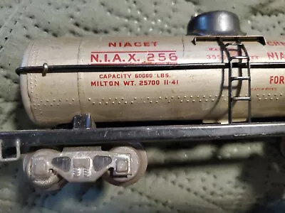 Mar Lines Niacet N.I.A.X. 256 Tank Car Train Attachment - Made In USA Vintage  • $18