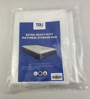 TRU Lite Bedding Queen Mattress Storage Moving Bag Extra Heavy Duty Plastic • $14.95