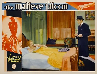 The Maltese Falcon Re-Print Lobby Card  Photo W/ Free Top Loader • $14.95