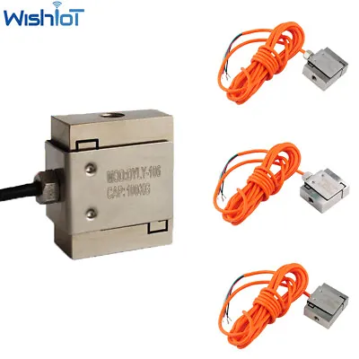 S Type Weight Weighing Sensor Small Miniature Load Cell Pull Push Force 0-100kg • $38.99