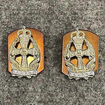 British Army Surplus Queen Alexandra's Royal Army Nursing Corps Collar Badges • $27.57