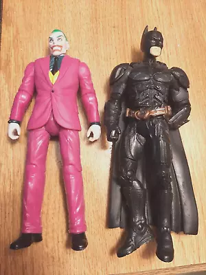 The Dark Knight Rises MOVIE MASTERS 6'' BATMAN Action Figure + Bonus Joker 66 • $10.90