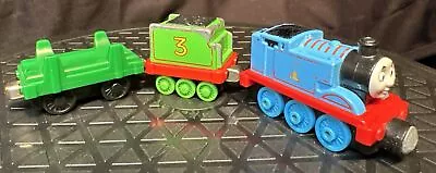 3 Thomas The Train & Friends Diecast Metal Magnetic Cars Engines Take Along Lot • $9.13