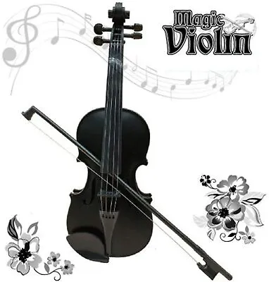 £13.99 • Buy Kids Violin Children Musical Guitar Toy Kids Play Black Violin With Music UK