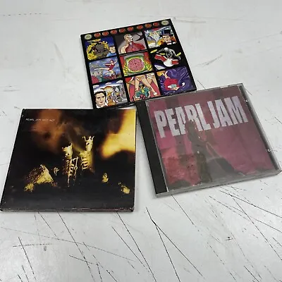 ORIGINAL RETRO CD Music Disc Album Lot Pearl Jam Ten Riot Act Back Space • $9.99