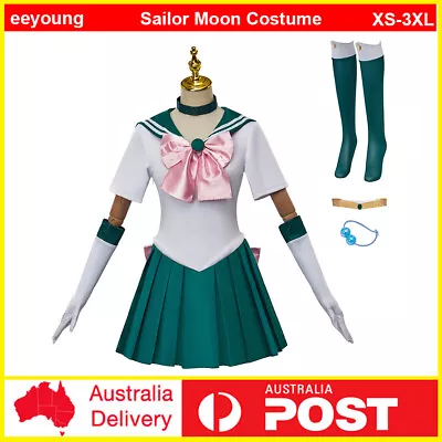 Sailor Moon Jupiter Sailormoon Costume Cosplay Uniform Halloween Fancy Dress Up • $65.54