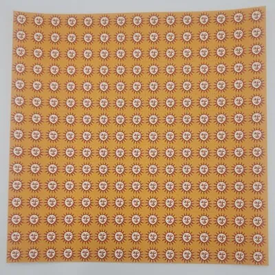 Orange Sunshine Blotter Art Print Perforated Blotter Sheet • $24.99