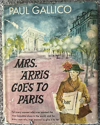 Mrs. 'Arris Goes To Paris (Paul Gallico 1958) Hardcover In DJ VG • $49