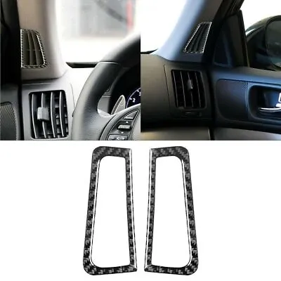 2Pcs Carbon Fiber For Infiniti G37 Sedan 2010-2013 Defogger Vent Cover Trim New • $8.18