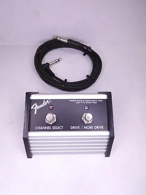 Fender Two-Button Footswitch P/N 0050419000 Channel Select Drive+ Cable (030524) • $45