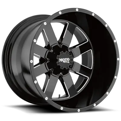 20 Inch Black Wheel Rim LIFTED Ford F150 Truck 20x10  6x135 Lug Moto Metal MO962 • $289