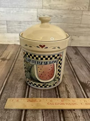 Susan Winget Watermelon Canister/Cookie Jar S/M 6.75  • $12.50