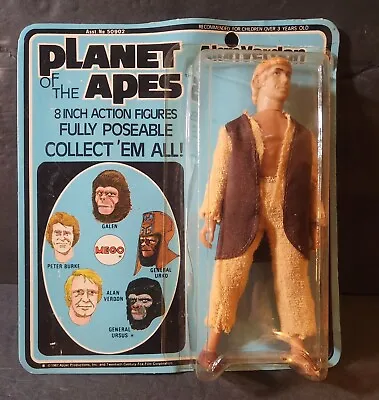 Vintage 1967 Mego Planet Of The Apes Alan Verdon  8  Original Sealed Card • $329