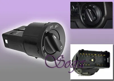 Euro Head Light Fog Lamp Switch For 99-05 Vw Mk4 Golf Jetta Beetle Us Seller New • $16.99