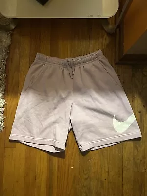 Nike Mens Small Iced Lilac Club Fleece Swoosh Casual Workout Shorts BV2721-576 • $17.99