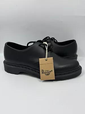 Dr Doc Martens 14345 Mono Smooth Black Leather Shoes Womens Size 10 Mens Size 9 • $79.99