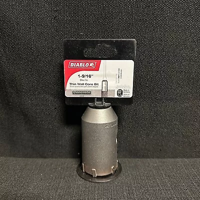 BRAND NEW Diablo DMAPLCC1040 1-9/16 In.  Thin Wall Carbide Tipped Core Bit • $25