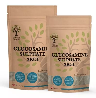 £5.88 • Buy Glucosamine Sulphate 2KCL 700mg Clean Natural Glucosamine Supplement Capsules 