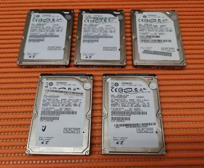 5 X 320GB Hitachi Laptop Sata 2.5 Hard Drives • £25