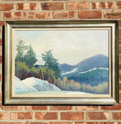 New England Artist Lee Winslow Court O/C Landscape Townshend Vermont 1978 Signed • $412.50