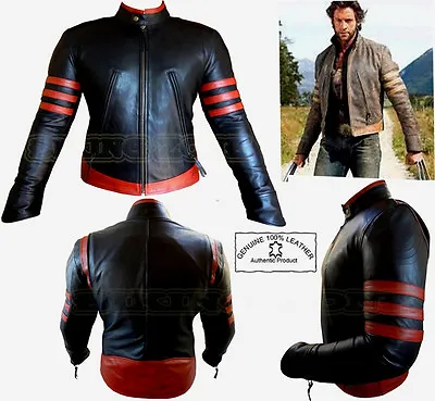 X-men Wolverine Style Mens Fashion Premium Quality Analene Leather Jacket • $124.44