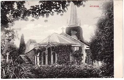 £3.50 • Buy Berkshire Postcard SULHAM CHURCH Near Pangbourne, Reading 1930