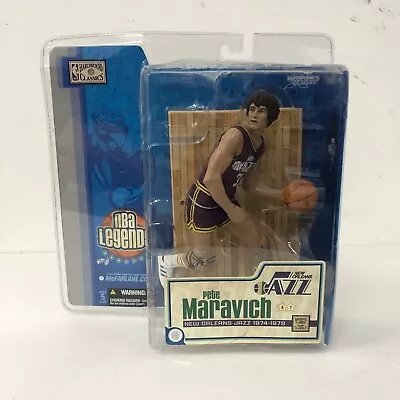 McFarlane NBA Legends Series 1 PETE MARAVICH New Orleans Jazz - RARE! NEW! • $44.99