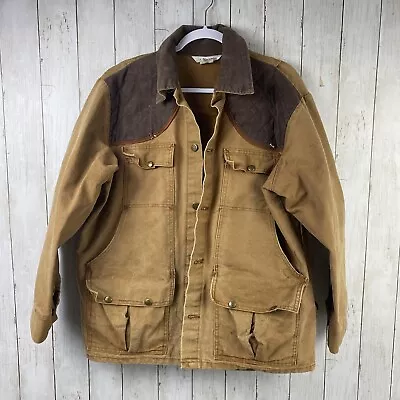 Vintage Rare Key Imperial Hunting Duck Canvas Jacket Large Back Compartment • $58.45