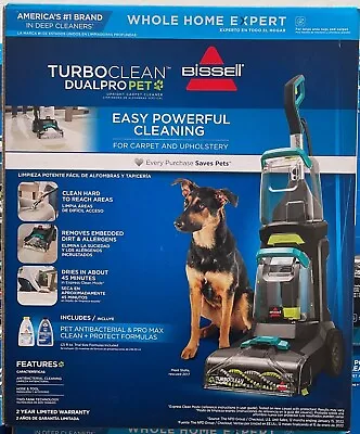 $129.99 • Buy BISSELL TurboClean DualPro Pet Carpet Cleaner