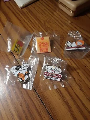 Lot 5 MCD McDonald's McDonalds Crew Pins Fast Food Collectables Restaurant • $2.99