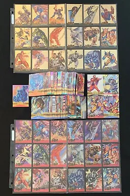 1995 Fleer Marvel Metal Cards Blaster Red / Gold Base Card Singles You Choose • $45