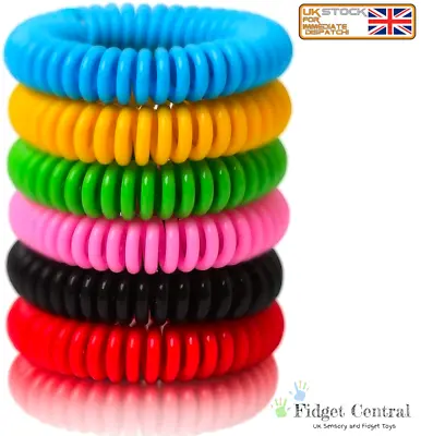 £6.45 • Buy Chew Spring Bracelet Fidget Autism Special Needs ADHD Aid Stim UK Stock