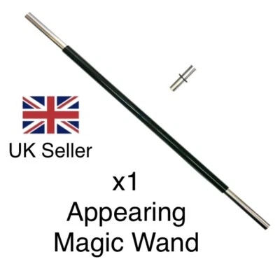 £2.37 • Buy X1 - Expanding Wand Easy Magic Trick Party Bag Appearing Foil Magicians Wand UK