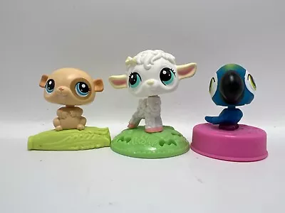 LPS Macaw Lamb Hamster McDonald's Toy Lot Of 3 Littlest Pet Shop • $10.99