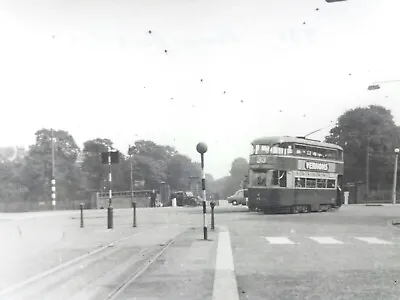 £4.74 • Buy Original Vintage Liverpool Tramways Photo Tram 931 Princes Park Gates Aug 1952
