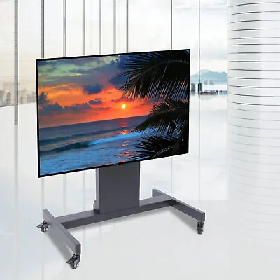Portable Mobile Rolling TV Stand Mount Universal 90° Flat Screen TV Rolling Cart • $99