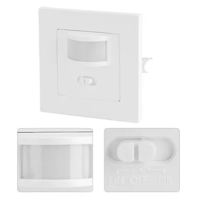 Automatic 2 Wire Infrared On Off PIR Motion Sensor Wall Mounted LED Light Switch • £10.25