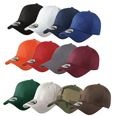 $14.75 • Buy New Era 39Thirty Stretch Cotton Fitted Hat NE1000 - Choose Size And Color