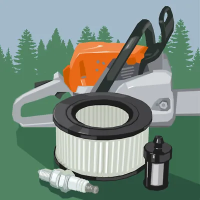 Find Your Service Kit - Air & Oil Filters Spark Plugs For STIHL Chainsaws • £13.15