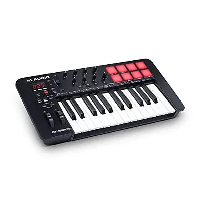 M-Audio Oxygen 25 (MKV) â€“ 25 Key USB MIDI Keyboard Controller With Beat Pads • $167.78