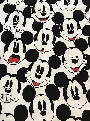 Disney Mickey Mouse Faces Reversible Comforter Blanket Twin 84 X 62 Jay Franco • $49.99