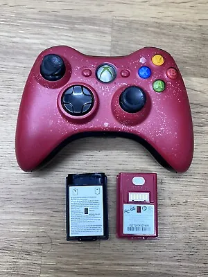 Xbox 360 Red Resident Evil Limited Edition Wireless Controller Microsoft READ • $17.99